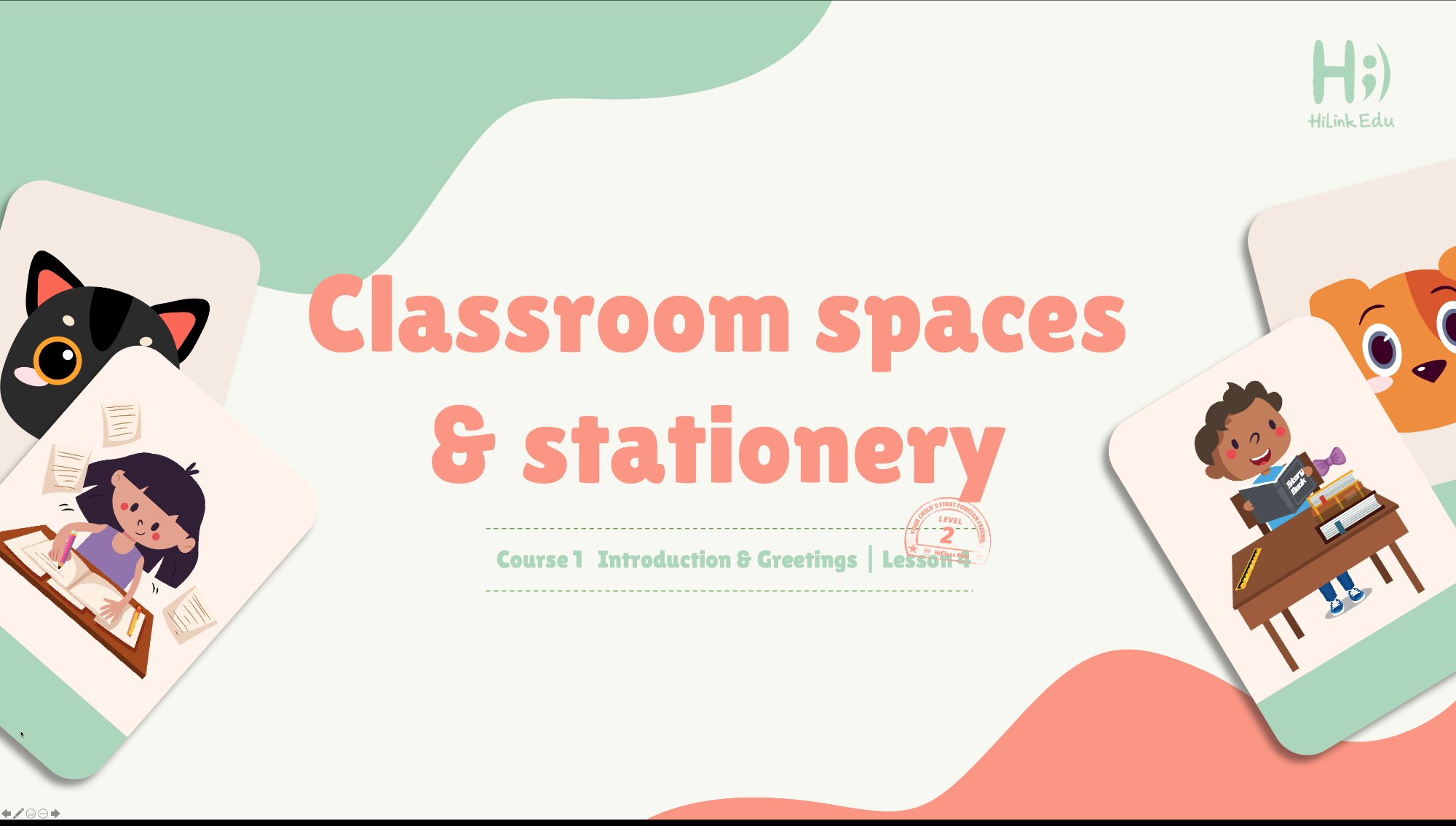 HiClass Kids Level 2 lesson cover